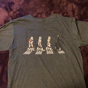 Star Wars Large Vader and troopers graphic t-shirt